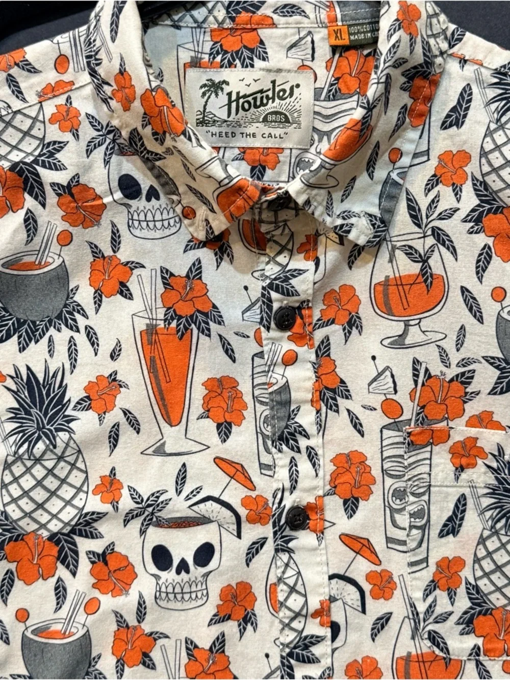 Howler Brothers - Tiki Time Series Shirt  - XL : EUC - Picture 2 of 13